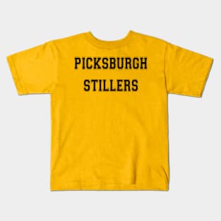 Picksburgh Stillers - Black Kids T-Shirt